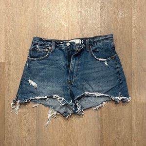 Abercrombie & Fitch Denim Curve Love Shorts